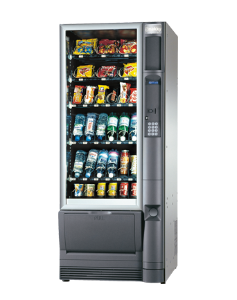 máquina de sandes, snaks e bebidas frias
